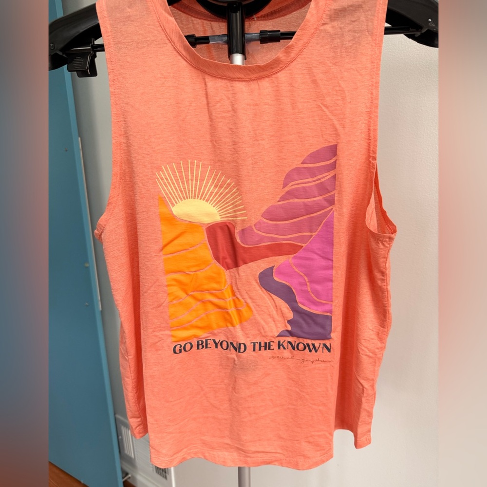 Spiritual Gangster/Peloton Coral Tank Top (dri fit) - Picture 3 of 6